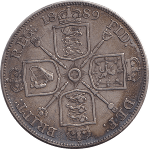 1889 DOUBLE FLORIN ( VF ) 3 - DOUBLE FLORIN - Cambridgeshire Coins