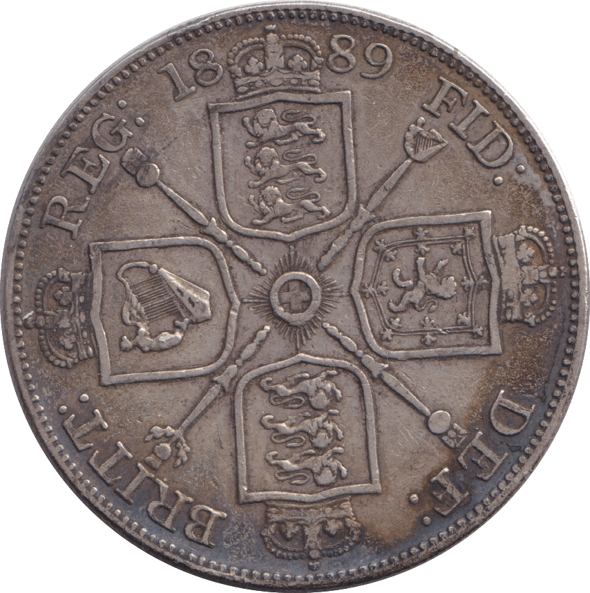 1889 DOUBLE FLORIN ( VF ) 3 - DOUBLE FLORIN - Cambridgeshire Coins