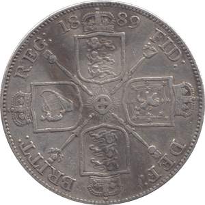 1889 DOUBLE FLORIN ( VF ) - DOUBLE FLORIN - Cambridgeshire Coins