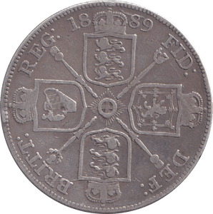 1889 DOUBLE FLORIN ( VF ) - DOUBLE FLORIN - Cambridgeshire Coins