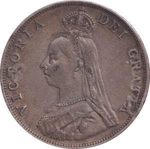 1889 DOUBLE FLORIN ( VF ) - DOUBLE FLORIN - Cambridgeshire Coins