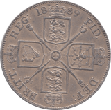 1889 DOUBLE FLORIN ( VF ) - DOUBLE FLORIN - Cambridgeshire Coins
