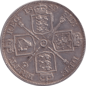 1889 DOUBLE FLORIN ( VF ) - DOUBLE FLORIN - Cambridgeshire Coins