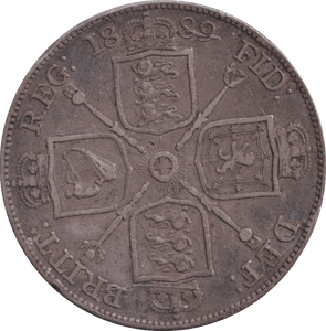 1889 DOUBLE FLORIN ( VF ) - DOUBLE FLORIN - Cambridgeshire Coins