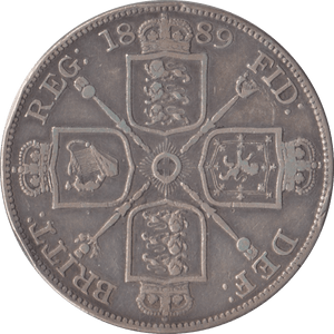 1889 DOUBLE FLORIN ( VF ) - Double Florin - Cambridgeshire Coins