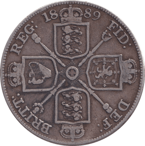 1889 DOUBLE FLORIN ( VF ) - DOUBLE FLORIN - Cambridgeshire Coins