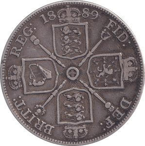 1889 DOUBLE FLORIN ( VF ) - DOUBLE FLORIN - Cambridgeshire Coins