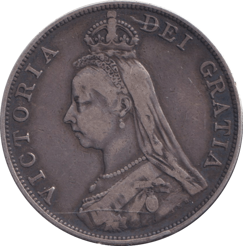 1889 DOUBLE FLORIN ( VF ) - DOUBLE FLORIN - Cambridgeshire Coins