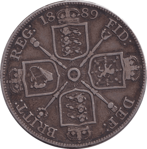 1889 DOUBLE FLORIN ( VF ) - FLORIN - Cambridgeshire Coins