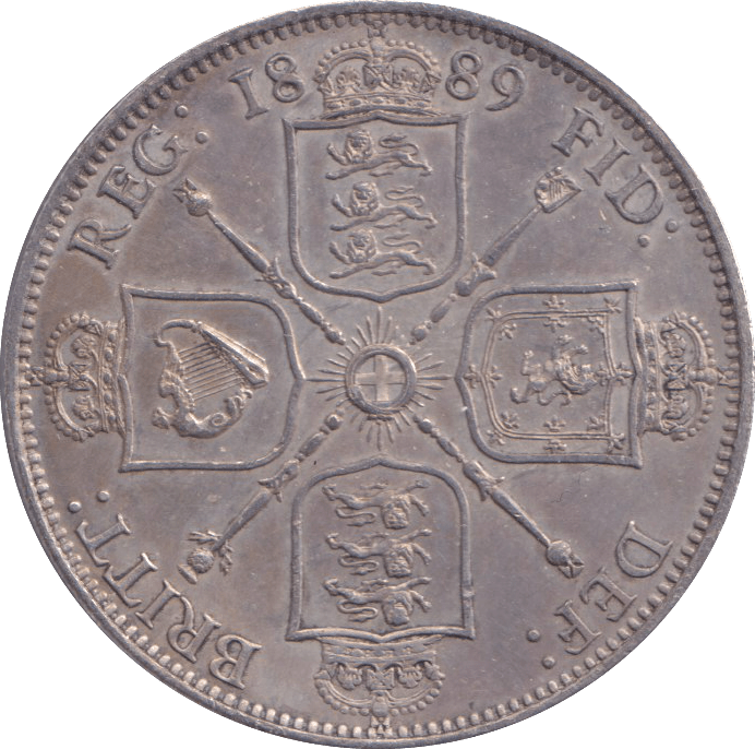 1889 FLORIN ( AUNC ) - FLORIN - Cambridgeshire Coins