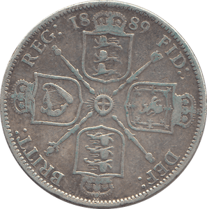 1889 FLORIN ( F ) - WORLD COINS - Cambridgeshire Coins