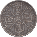 1889 FLORIN ( FINE ) - FLORIN - Cambridgeshire Coins