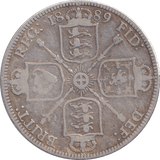 1889 FLORIN ( FINE ) - FLORIN - Cambridgeshire Coins