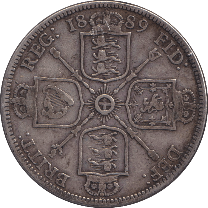 1889 FLORIN ( FINE ) - FLORIN - Cambridgeshire Coins