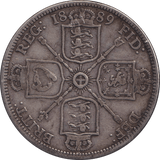 1889 FLORIN ( FINE ) - FLORIN - Cambridgeshire Coins