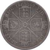 1889 FLORIN ( FINE ) - FLORIN - Cambridgeshire Coins