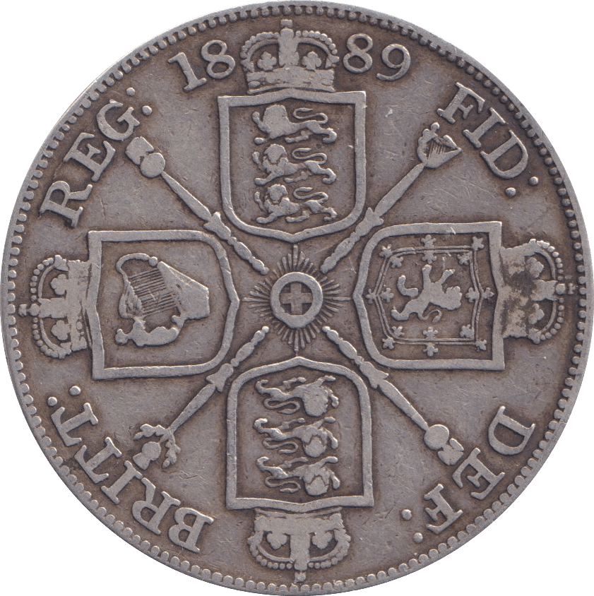 1889 FLORIN ( FINE ) - FLORIN - Cambridgeshire Coins