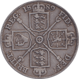 1889 FLORIN ( FINE ) - FLORIN - Cambridgeshire Coins