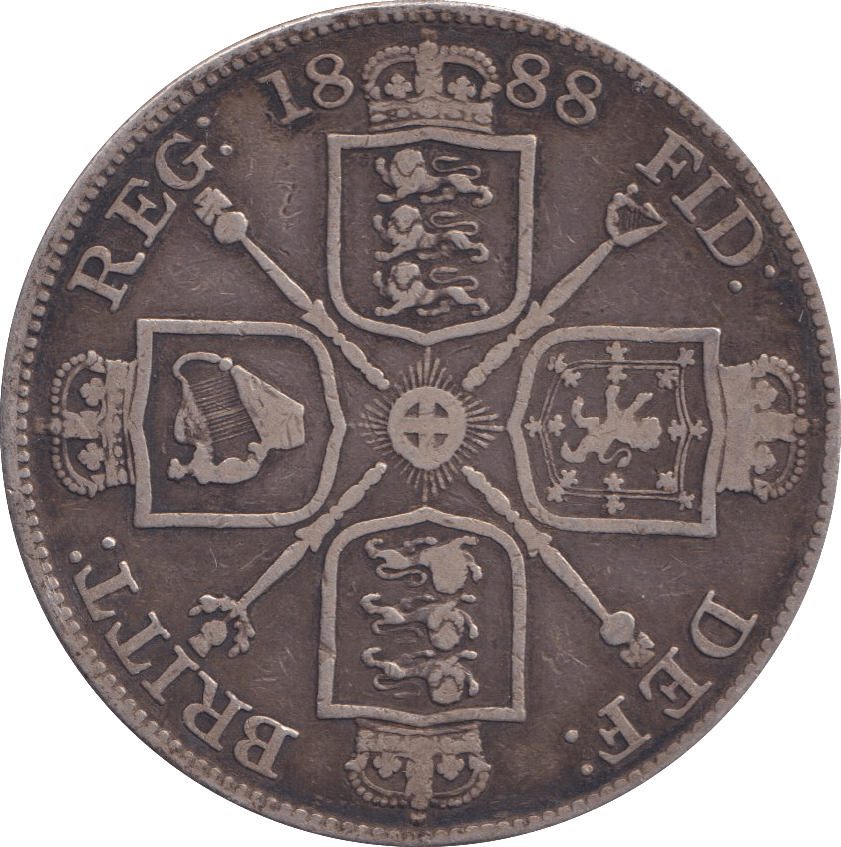 1889 FLORIN ( GF ) - FLORIN - Cambridgeshire Coins