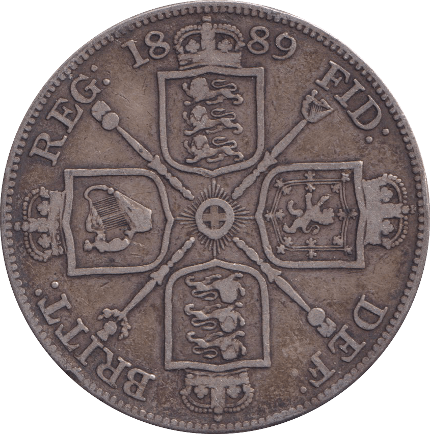 1889 FLORIN ( GF ) - FLORIN - Cambridgeshire Coins