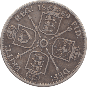 1889 FLORIN ( GF ) - FLORIN - Cambridgeshire Coins