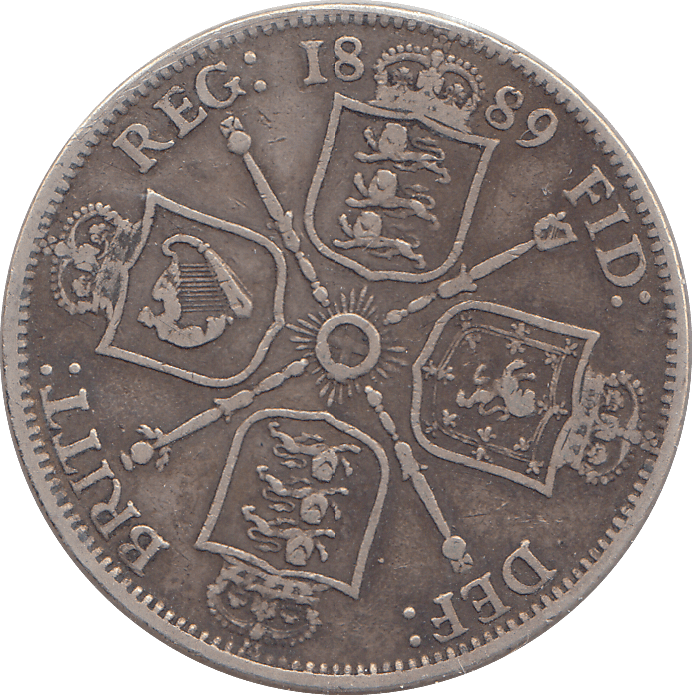 1889 FLORIN ( GF ) - FLORIN - Cambridgeshire Coins