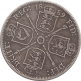 1889 FLORIN ( GF ) - FLORIN - Cambridgeshire Coins