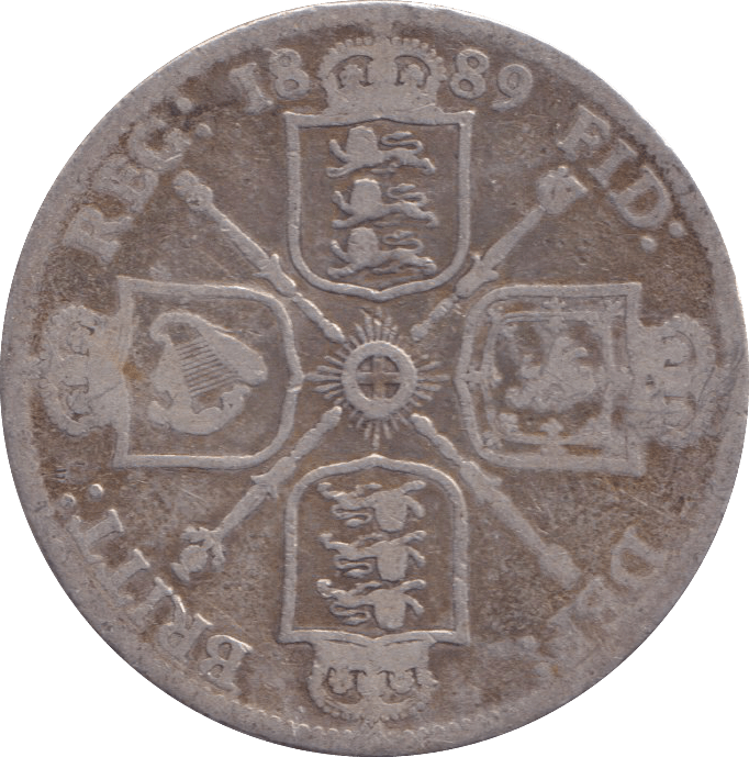 1889 FLORIN ( NF ) - FLORIN - Cambridgeshire Coins