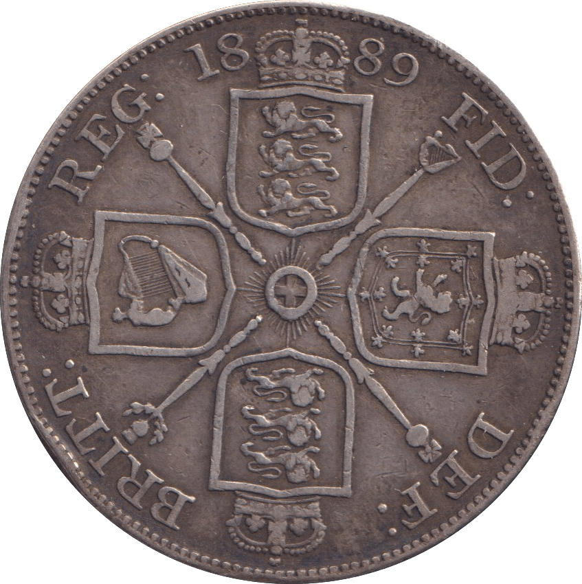 1889 FLORIN ( VF ) - FLORIN - Cambridgeshire Coins