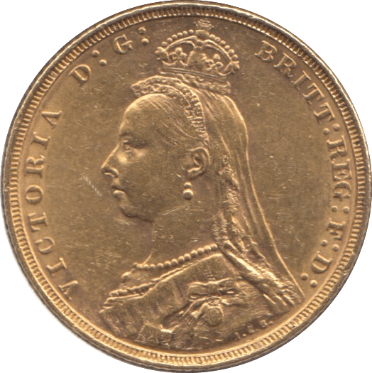 1889 GOLD SOVEREIGN ( EF ) MELBOURNE MINT - Sovereign - Cambridgeshire Coins