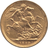 1889 GOLD SOVEREIGN ( EF ) MELBOURNE MINT - Sovereign - Cambridgeshire Coins