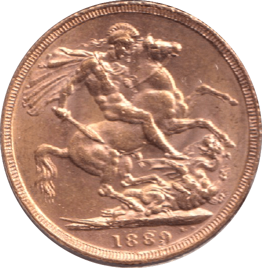 1889 GOLD SOVEREIGN ( EF ) - SOVEREIGN - Cambridgeshire Coins