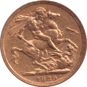 1889 GOLD SOVEREIGN ( EF ) - Sovereign - Cambridgeshire Coins