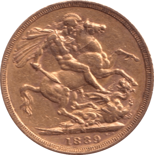 1889 GOLD SOVEREIGN ( EF ) - Sovereign - Cambridgeshire Coins