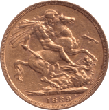 1889 GOLD SOVEREIGN ( EF ) - Sovereign - Cambridgeshire Coins