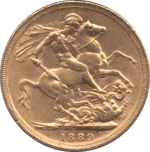 1889 GOLD SOVEREIGN ( EF ) - SOVEREIGN - Cambridgeshire Coins
