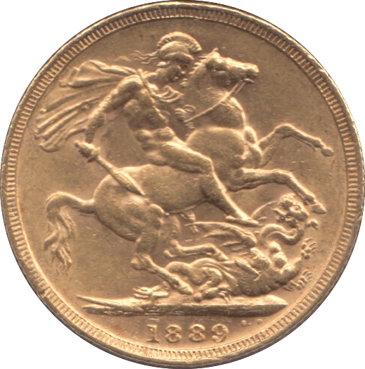 1889 GOLD SOVEREIGN ( EF ) - SOVEREIGN - Cambridgeshire Coins