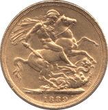 1889 GOLD SOVEREIGN ( EF ) - SOVEREIGN - Cambridgeshire Coins