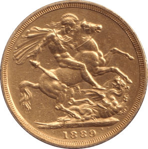 1889 GOLD SOVEREIGN ( GVF ) MELBOURNE MINT - SOVEREIGN - Cambridgeshire Coins