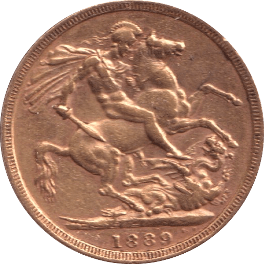 1889 GOLD SOVEREIGN ( GVF ) - Sovereign - Cambridgeshire Coins