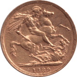 1889 GOLD SOVEREIGN ( GVF ) - Sovereign - Cambridgeshire Coins
