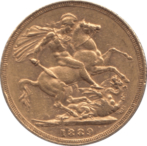 1889 GOLD SOVEREIGN ( GVF ) - SOVEREIGN - Cambridgeshire Coins