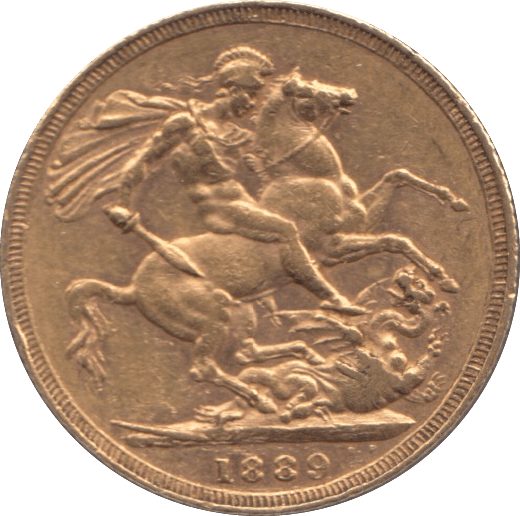 1889 GOLD SOVEREIGN ( GVF ) - SOVEREIGN - Cambridgeshire Coins