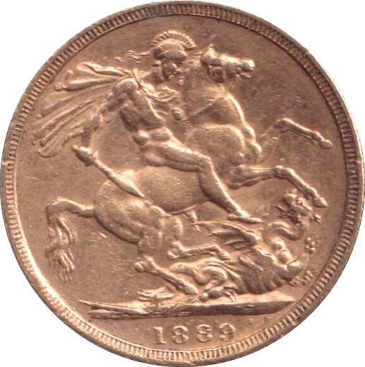 1889 GOLD SOVEREIGN ( GVF ) - Sovereign - Cambridgeshire Coins