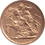 1889 GOLD SOVEREIGN ( GVF ) - Sovereign - Cambridgeshire Coins