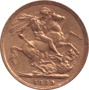 1889 GOLD SOVEREIGN ( GVF ) - Sovereign - Cambridgeshire Coins