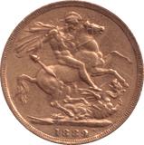 1889 GOLD SOVEREIGN ( GVF ) - Sovereign - Cambridgeshire Coins