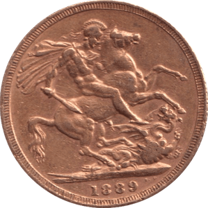 1889 GOLD SOVEREIGN ( GVF ) - Sovereign - Cambridgeshire Coins