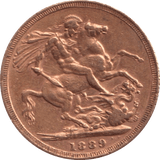 1889 GOLD SOVEREIGN ( GVF ) - Sovereign - Cambridgeshire Coins