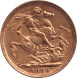 1889 GOLD SOVEREIGN ( GVF ) SYDNEY MINT - Sovereign - Cambridgeshire Coins